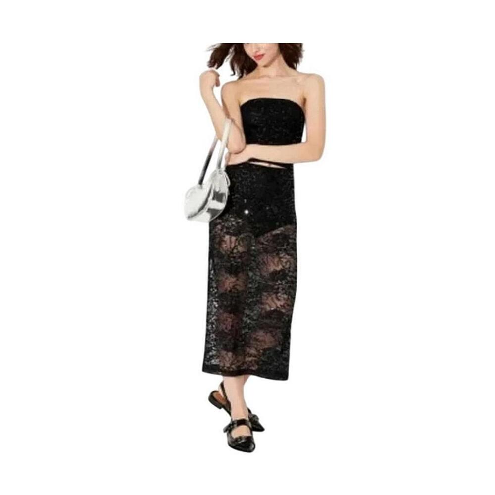 Wild fable, black sequins, long skirt new